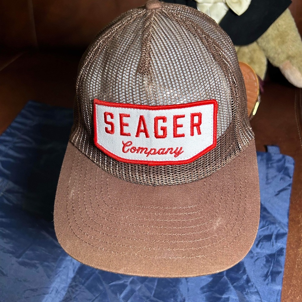 SEAGER Grit Co. Corduroy Patch Hat Snapback vINTAGE